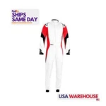 Sparco SCO001144B54BRNR White M-l Fire Retardant Fabric Driving Suit Sfi 3.2A/5. Fixed Price $1103.15.