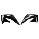 Radiator Cover Ufo Plast 2-PIECE Black For Honda Crf 450 Ccm Yr. 2004. Fixed Price $57.80.
