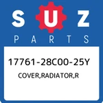17761-28C00-25Y Suzuki Cover,radiator,r 1776128C0025Y, New Genuine Oem Part. Fixed Price $41.22.