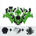 Kit Bodywork For Kawasaki Ninja ZX10R 2006 2007 Abs Fairings Green Black. Fixed Price $394.95.