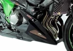 Kawasaki Z800 2013-2016 Belly Pan Black With Silver Mesh By Powerbronze... Fixed Price $202.53.