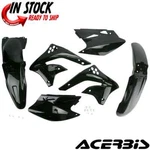 Acerbis Black Plastic Body Kit For Kawasaki 450 Kxf 06-08 2041060001. Fixed Price $145.31.
