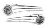2016 Harley Electra Glide Cvo Limited Fuel Gas Tank Badge Medallion Set Chrome. Fixed Price $74.95.