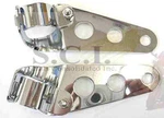 Chrome Brackets Bobber Rigid Chopper Custom Cafe Racer. Fixed Price $19.99.