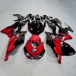 Candy Red Fairing Kit +black Tank Cover For 2024 2025 Kawasaki Ninja ZX6R ZX636. Fixed Price $522.49.