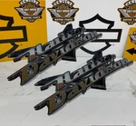 Hd Oem Harley Touring Road Glide RG3 Softail Dyna Fuel Gas Tank Emblems. Fixed Price $189.95.