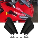 2 Black Motorcycle Side Winglets Air Deflector Kit Spoiler Car Parts Oxilam. Fixed Price $15.19.