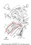 New Oem Yamaha Right Side Scoop Cover Panel Blue. Fixed Price $109.95.