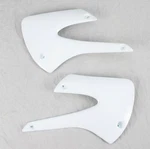 Ufo Plastics Radiator Covers White Motorcycle Dirt Bike KA03717-047 11-5774. Fixed Price $40.30.