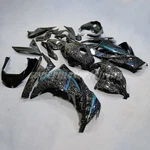 Forged Carbon Fiber & Green Purple Fairing Kit Kawasaki Ninja 300 2013-2017. Fixed Price $443.99.