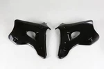 Ufo Black Radiator Covers Shrouds Fits Vintage Kawasaki KX125/250 94-98. Fixed Price $74.95.