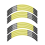 Yellow Line 17 Inch Edge Rim Sticker For Suzuki GSXR125 18 19 20. Fixed Price $33.87.