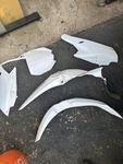17 Cycra Powerflow Complete Plastic Kit Set White Yamaha YZ250F YZ450F YZF450. Fixed Price $99.99.