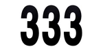 Factory Effex 3PK 8IN Number Stickers Black 02-4473. Fixed Price $10.23.