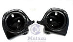 Mutazu Vivid Black Lower Vented Fairing 6.5" Speaker Pods For Harley Touring. Fixed Price $39.00.