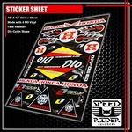 Racing Sponsor Sticker Decal Dio City Movement Opposed Piston Caliper Fire Logo. Fixed Price $11.95.