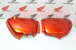 Honda Cb 750 Four K2-K6 Side Cover Set Flake Sunrise Orange Reproduction. Fixed Price $499.72.
