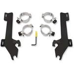 Memphis Shades Fats/slim Black Batwing Mount Hardware For Victory Kingpin. Fixed Price $159.95.