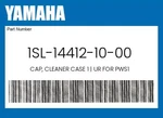 Yamaha Genuine Cap, Cleaner Case Ur For PWS1 1SL-14412-10-00. Fixed Price $21.35.