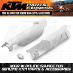New Ktm Fork Protection Guard Set White Sx Xc-w Exc Enduro 7800109420028. Fixed Price $45.99.