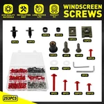 For Kawasaki Ninja ZX6R 2000-2025 Fairing Bolts Nut Fender Fastener Red 253PCS. Fixed Price $26.59.