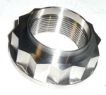 Honda CB1000R 2008-2017 New Rear Axle Flanged Nut Titanium M35X1.5 Bi Hex. Fixed Price $72.54.
