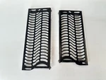 Used 2009 Kawasaki KX250F Aluminum Set Of Radiator Guards Grills Screens. Fixed Price $39.99.