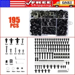 Black Motorcycle Fairing Bolts Kit Windscreen Screws Fastener Nut Clips Set 1-4X. Fixed Price $20.99.