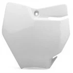 Polisport Front Number Plate - White 8665700001. Fixed Price $38.97.