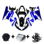 Blue White Abs Fairing Kit For Suzuki GSXR600 GSXR750 2000-2003 Plastic Bodywork. Fixed Price $370.95.