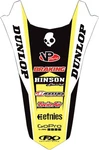 Factory Effex Rear Fender Graphics Kit Yellow #19-32410 Fits Suzuki RM85/RM80. Fixed Price $20.30.
