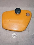 1965 Honda Ct 200 90 Tool Box Side Cover Bright Yellow Y16L #83500-041-000XB. Fixed Price $50.00.