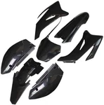 Black Full Plastics Faring Fender Kit For Yamaha TTR110E Pit Dirt Bike. Fixed Price $64.66.