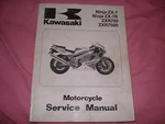 Kawasaki Ninja ZX-7R ZXR750R Service Manual P/n 99924-1139-02. Fixed Price $38.00.