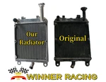 Radiator For Honda Goldwing GL1200 1984-85-86-1987 OE#19010-MG9-013. Fixed Price $199.00.