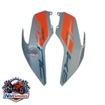 Tank Cover Side Mask Set Dark Silver & Decal For Ktm Duke 200 2023. Fixed Price $255.69.