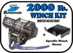 Kfi 2000 Lb. Winch Mount Kit '03-'23 Honda Rincon TRX650 TRX680 Fa*fga. Fixed Price $263.95.