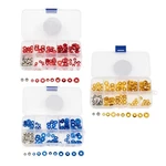 Aluminum Alloy Countersunk Round Head M2.5 M3 M4 Screw Gasket Nut Assortment. Fixed Price $9.89.