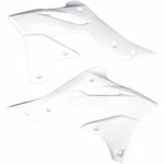 Acerbis Radiator Shrouds Scoops Plastic White Kawasaki KX250F 2013-2016. Fixed Price $54.01.
