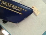 Yamaha DOHC500 8 Valve Dual Cam Left Side Cover Panel RC6. Fixed Price $29.92.
