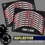 Reflective Rim Wheel Stickers 17" SH11 For Honda CBR1000RR Fireblade 18-20 19. Fixed Price $25.37.