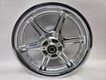 Oem Harley Davids Softail Slotted Six Spoke Chrome 16X3 Front Wheel 43918-02 Nos. Fixed Price $869.99.