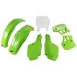 Trim Set Ufo 7-PIECE Plastic Green/white For Kawasaki Kx 500CCM YR.93-95. Fixed Price $147.47.