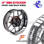 Frw Rim Sticker Decals 17 Inch AA02 Set For Kawasaki ZX6R Ninja 636 600 95-20. Fixed Price $31.25.