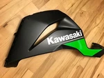 Kawasaki ZX6-R Ninja Left Side Lower Cowl 2013-17 Damaged P 55057-5125-739. Fixed Price $145.00.