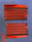 2009-2012 Honda CRF450 Radiator Louvers With Mesh Guard Polisport. Fixed Price $15.00.