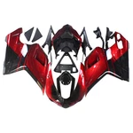 Candy Red Black Fairing Kit For 2007-2012 Ducati 1098 848 1198 Plastic Bodywork. Fixed Price $305.95.