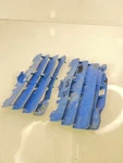 2007-2009 Yamaha YZ250F Polisport Radiator Louvers Blue Oem #47. Fixed Price $28.00.