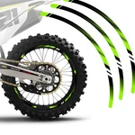 For Aprilia Rxv 450 08-09 Wheel Stickers Rim 21" 18" Dirt Bike D01B Green. Fixed Price $28.75.