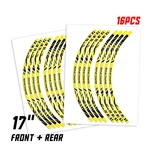 Yellow Removaeble Wheel Sticker For Kawasaki ZX6RR Ninja ZX600 03-06 05 04. Fixed Price $30.06.